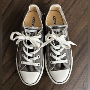 (LIKE NEW) Converse CT classic sneakers; charcoal gray (size 6) -original box